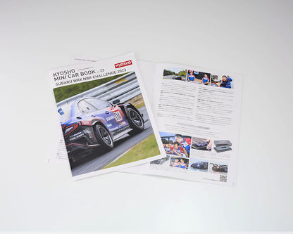 Kyosho 1:64 Minicar Book Edition Subaru WRX NBR2023 with MOTN LED Base Compatible – Blue