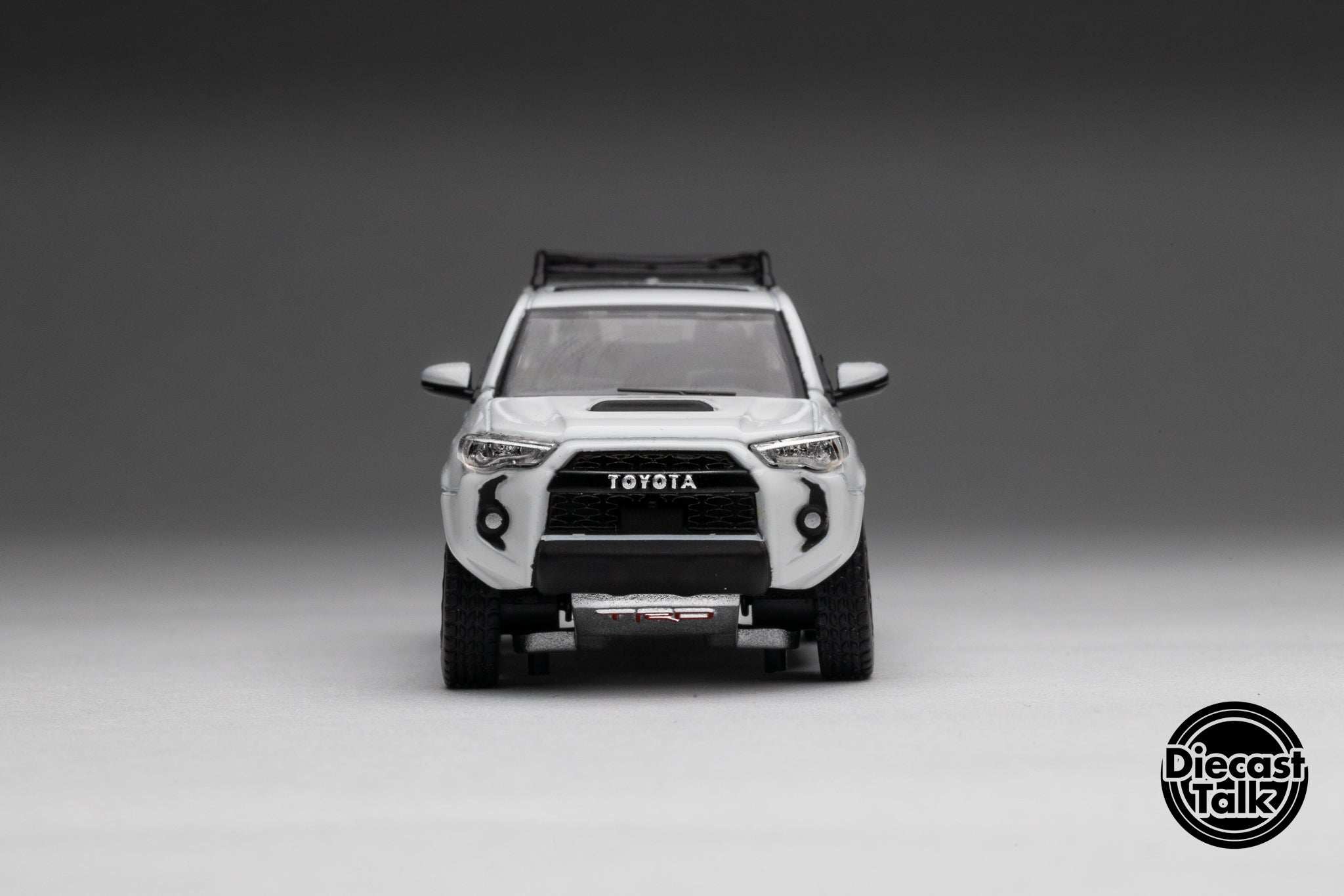 GCD DiecastTalk Exclusive 1/64 Toyota 4Runner TRD PRO white Ltd 1200pc