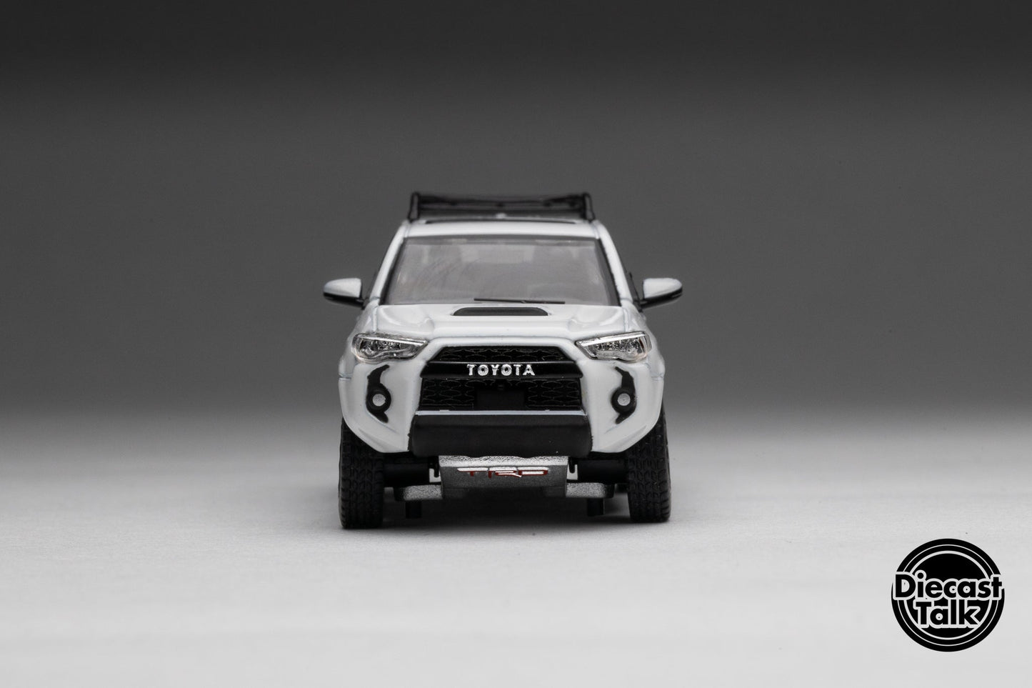 GCD DiecastTalk Exclusive 1/64 Toyota 4Runner TRD PRO white Ltd 1200pcs