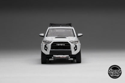 GCD DiecastTalk Exclusive 1/64 Toyota 4Runner TRD PRO white Ltd 1200pcs