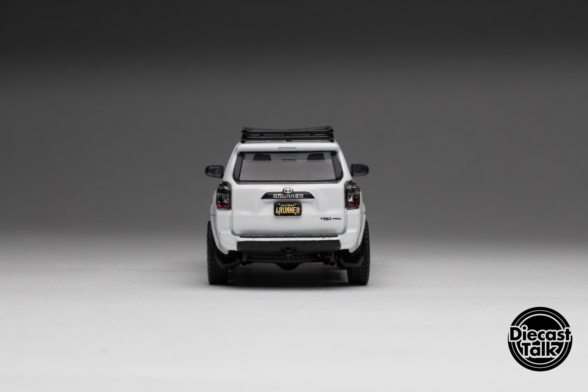 GCD DiecastTalk Exclusive 1/64 Toyota 4Runner TRD PRO white Ltd 1200pc