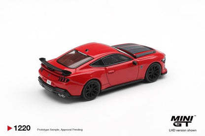 Mini GT 1:64 Ford Mustang Dark Horse Race Red