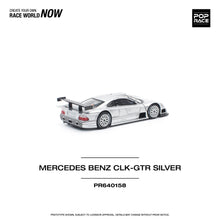 Load image into Gallery viewer, (Pre order) POPRACE 1/64 MERCEDES-BENZ AMG CLK GTR – SILVER