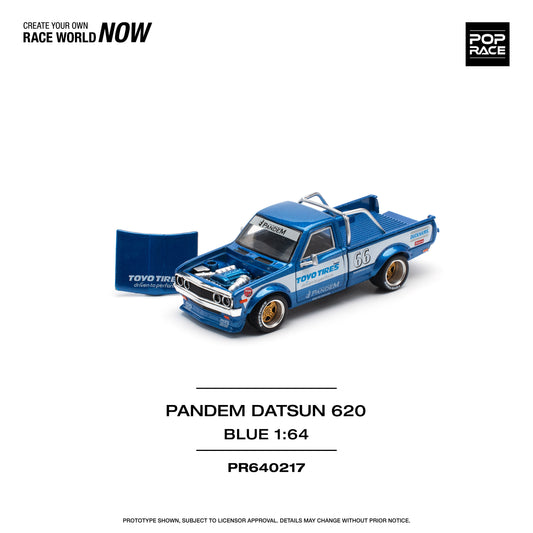 POPRACE 1/64 Pandem Datsun 620 – Blue
