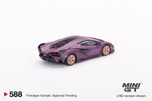 Load image into Gallery viewer, Mini GT 1:64 Lamborghini Sián FKP 37 – Matte Viola SE30 – Hong Kong Exclusive