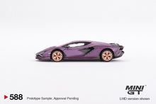 Load image into Gallery viewer, (Preorder) Mini GT 1:64 Lamborghini Sián FKP 37 – Matte Viola SE30 – Hong Kong Exclusive