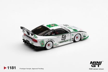 Mini GT 1:64 Nissan LB-Super Silhouette 180SX White