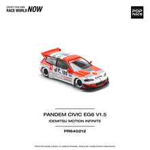 Load image into Gallery viewer, (Pre order) POPRACE 1/64 HONDA PANDEM CIVIC EG6 v1.5 IDEMITSU MOTION INFINITE