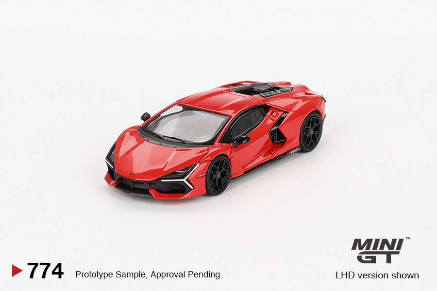 Mini GT 1:64 Lamborghini Revuelto  Arancio Dac Lucido
