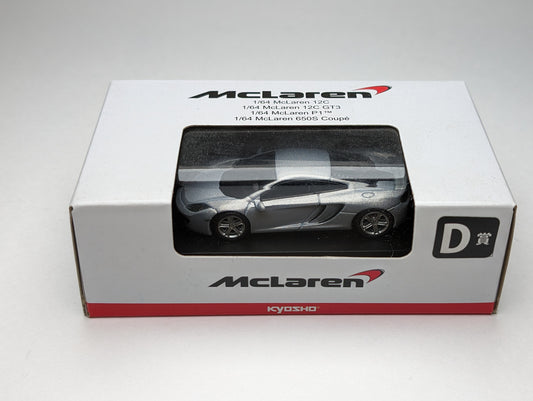 KYOSHO 1/64 Minicar Collection McLaren 12C (Silver)