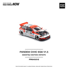 Load image into Gallery viewer, (Pre order) POPRACE 1/64 HONDA PANDEM CIVIC EG6 v1.5 IDEMITSU MOTION INFINITE