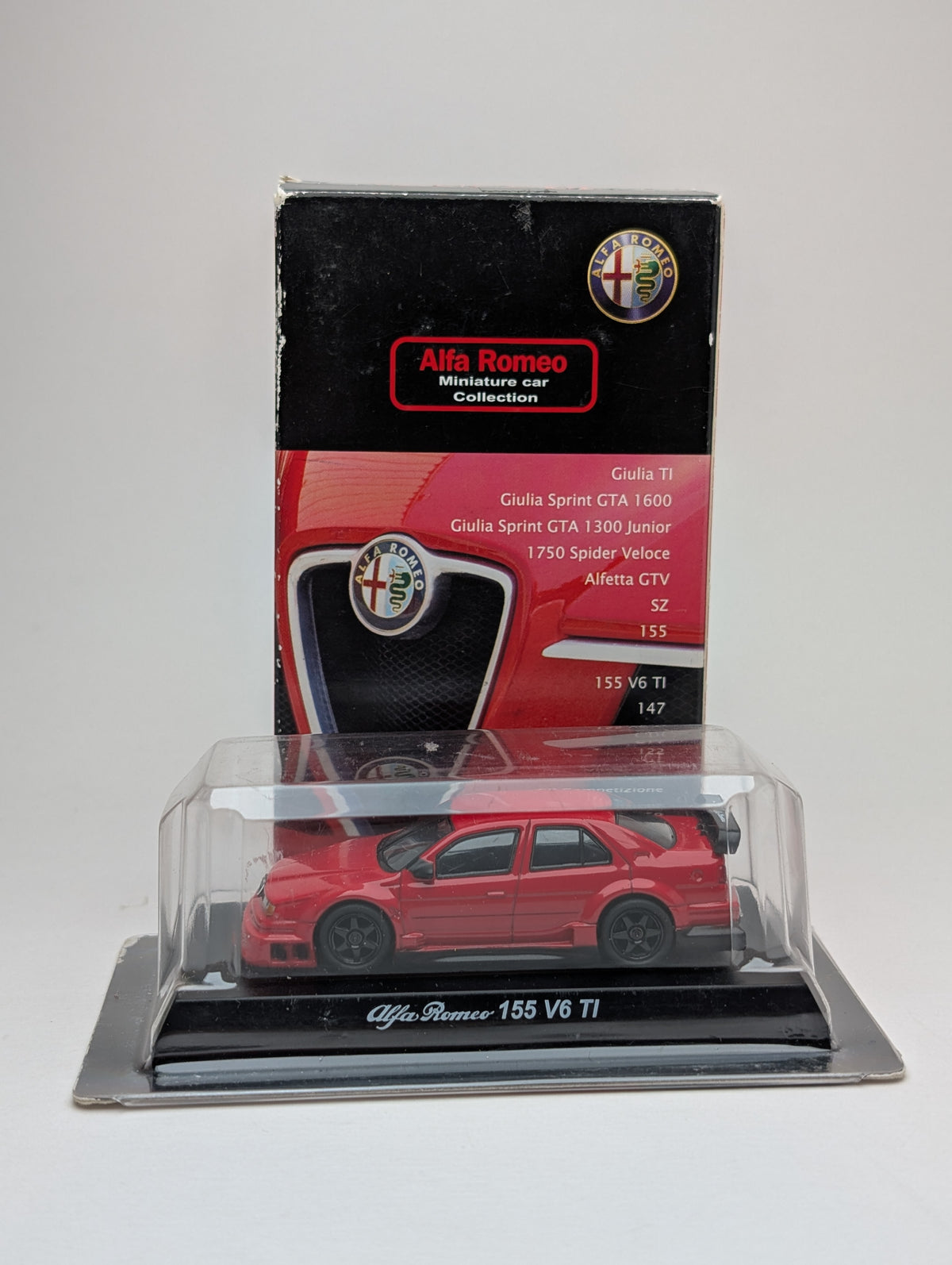 KYOSHO 1/64 Alfa Romeo Minicar Collection AlfaRomeo 155 V6 TI (Red)