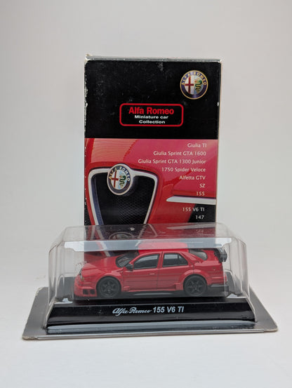 KYOSHO 1/64 Alfa Romeo Minicar Collection AlfaRomeo 155 V6 TI (Red)