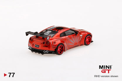 Mini GT 1:64 LB★Works Nissan GT-R (R35) Candy Red Box Ver