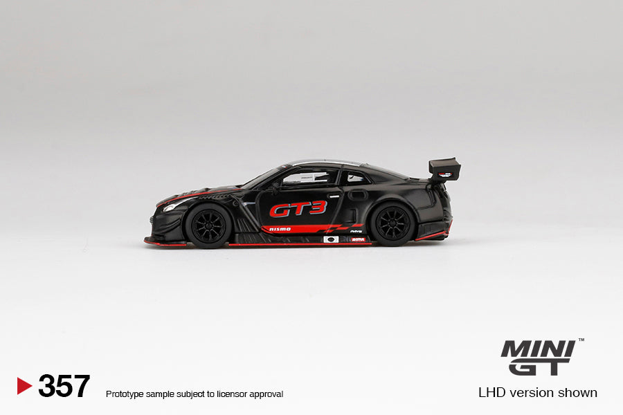 Mini GT 1:64 Nissan GT-R NISMO GT3 Matte Black – Shizuoka Hobby