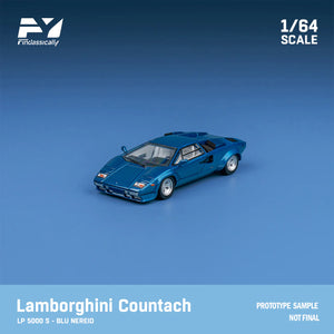 Finclassically 1:64 Lamborghini Countach LP5000 with working Pop-up headlights