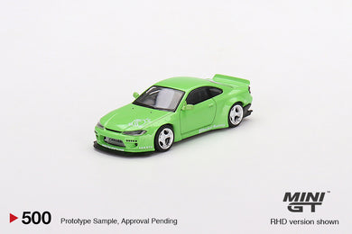 Mini GT 1:64 Nissan Silvia Pandem (S15) (Green) – MiJo Exclusives USA