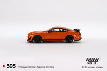 Load image into Gallery viewer, Mini GT 1:64 Ford Mustang Shelby GT500 (Twister Orange) – MiJo Exclusives USA