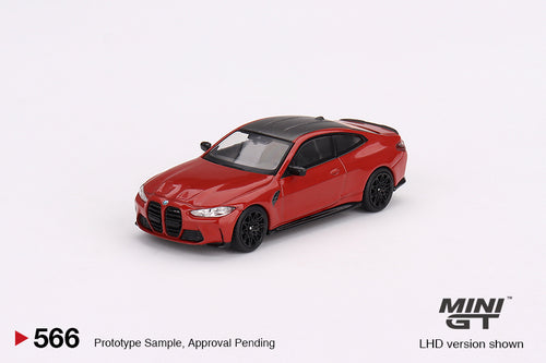 (Preorder) Mini GT 1:64 BMW M4 Competition (G82) – Toronto Red Metallic – Mijo Exclusives