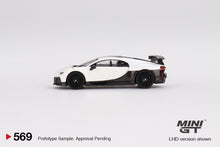 Load image into Gallery viewer, (Preorder) Mini GT 1:64 Bugatti Chiron Pur Sport  – White – Mijo Exclusives