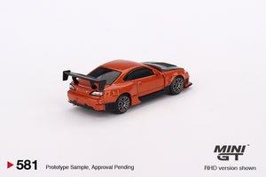 (Preorder) Mini GT 1:64 Nissan Silvia S15 D-MAX – Metallic Orange – RHD – MiJo Exclusives