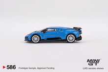 Load image into Gallery viewer, Mini GT 1:64 Bugatti Centodieci – Blu Bugatti – LHD – MiJo Exclusives