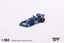 Load image into Gallery viewer, (Preorder) Mini GT 1:64 Tyrrell P34 #3 Jody Scheckter 1976 Swedish GP Winner