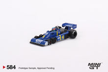 Load image into Gallery viewer, Mini GT 1:64 Tyrrell P34 #4 Patrick Depailler 1976 Swedish GP 2nd Place