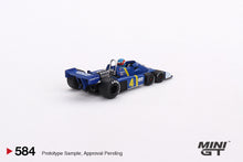 Load image into Gallery viewer, (Preorder) Mini GT 1:64 Tyrrell P34 #4 Patrick Depailler 1976 Swedish GP 2nd Place