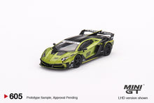 Load image into Gallery viewer, (Preorder) Mini GT 1:64 Lamborghini LB-Silhouette WORKS Aventador GT EVO – Lime