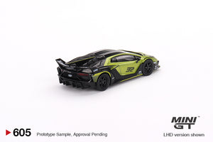 (Preorder) Mini GT 1:64 Lamborghini LB-Silhouette WORKS Aventador GT EVO – Lime