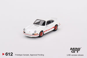 Mini GT 1:64 Porsche 911 Carrera RS 2.7 Black with Red Livery (MGT0068