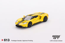 Load image into Gallery viewer, (Preorder) Mini GT 1:64 Ford GT – Triple Yellow – MiJo Exclusives