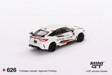 Load image into Gallery viewer, (Preorder) Mini GT 1:64 Honda Civic Type R 2023 – Honda Thanks Day Vietnam – White – MiJo Exclusives