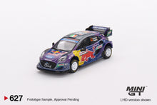 Load image into Gallery viewer, (Preorder) Mini GT 1:64 Ford Puma Rally1 #42 M-Sport Ford WRT – 2022 Rally Italia Sardegna 2nd Place – MiJo Exclusives