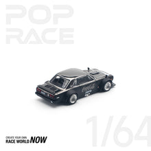 Load image into Gallery viewer, (Pre order) POPRACE 1/64 Nissan SKYLINE GT-R V8 DRIFT (HAKOSUKA) COCA COLA ZERO BLACK CHROME