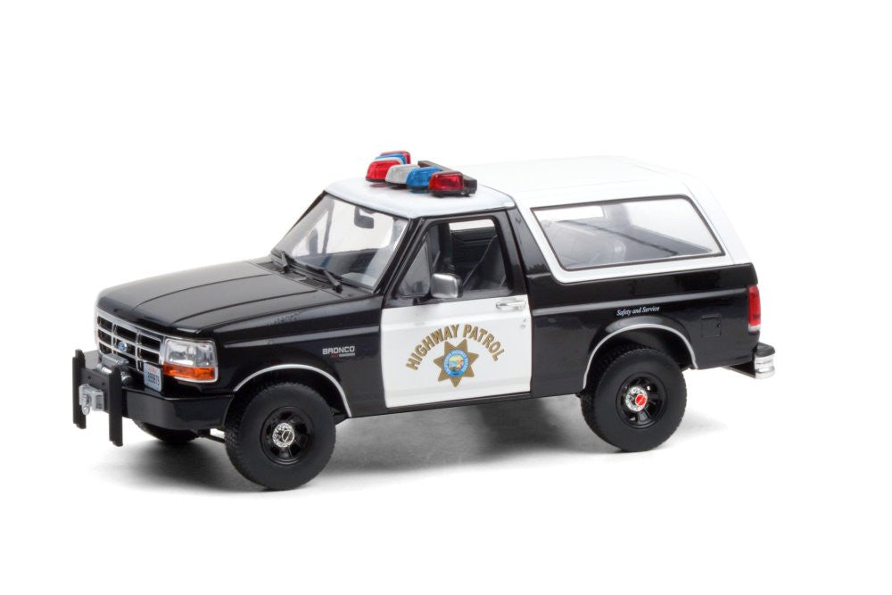 Greenlight 1:18 Ford Bronco California Highway Patrol CHP