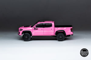 GCD DiecastTalk Exclusive 1/64 Toyota Tacoma TRD PRO Pink Ltd 600pcs