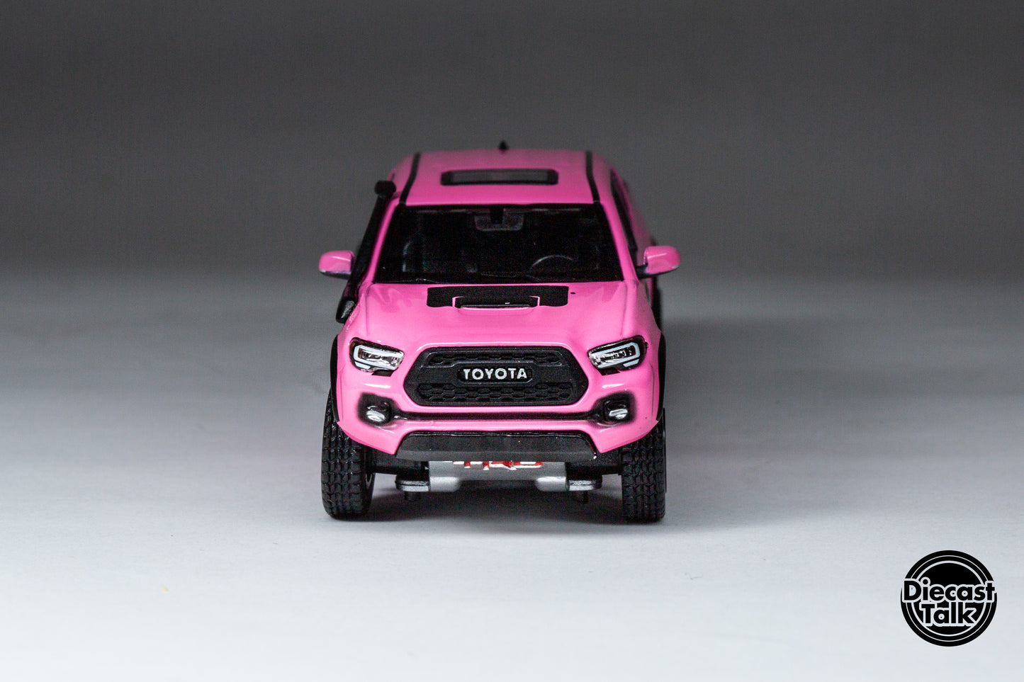 GCD DiecastTalk Exclusive 1/64 Toyota Tacoma TRD PRO Pink Ltd 600pcs