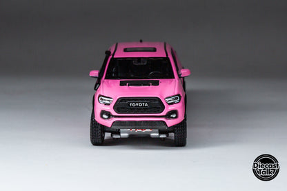 GCD DiecastTalk Exclusive 1/64 Toyota Tacoma TRD PRO Pink Ltd 600pcs