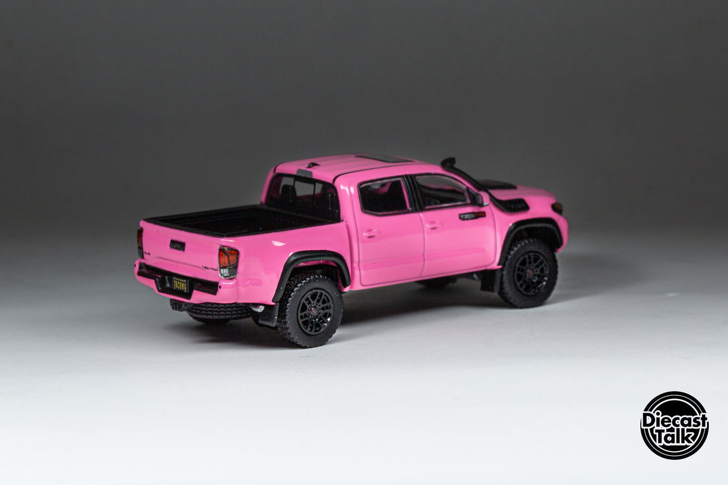 GCD DiecastTalk Exclusive 1/64 Toyota Tacoma TRD PRO Pink Ltd 600pcs