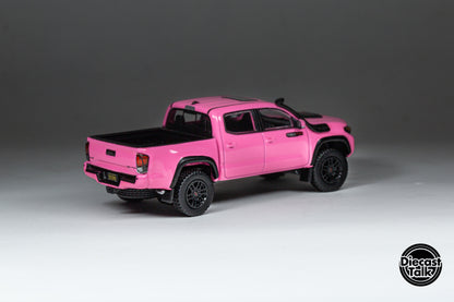 GCD DiecastTalk Exclusive 1/64 Toyota Tacoma TRD PRO Pink Ltd 600pcs