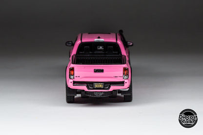 GCD DiecastTalk Exclusive 1/64 Toyota Tacoma TRD PRO Pink Ltd 600pcs