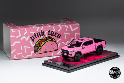 GCD DiecastTalk Exclusive 1/64 Toyota Tacoma TRD PRO Pink Ltd 600pcs