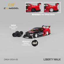 Load image into Gallery viewer, CM Model 1:64 Nissan LBWK GTR ER34 Advan