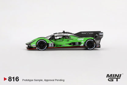 Mini GT 1:64 Lamborghini SC63 #63 Iron lynx 2024 IMSA Sebring 12 Hrs