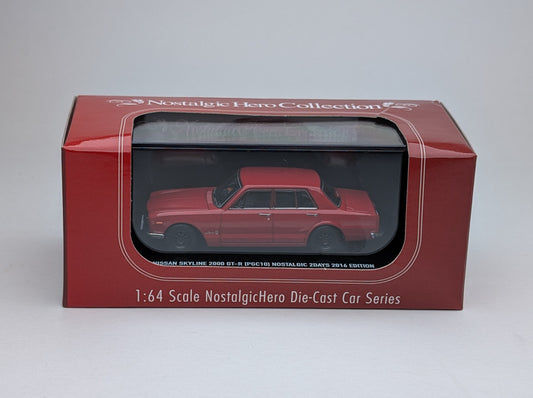 Kyosho Nostalgic Hero Collection Nissan Skyline 2000 GT-R [PGC10] Nostalgic 2Days 2016 Edition (Red)