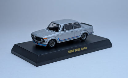 KYOSHO 1/64 Miniature Collection of BMW 2002 turbo (Silver)