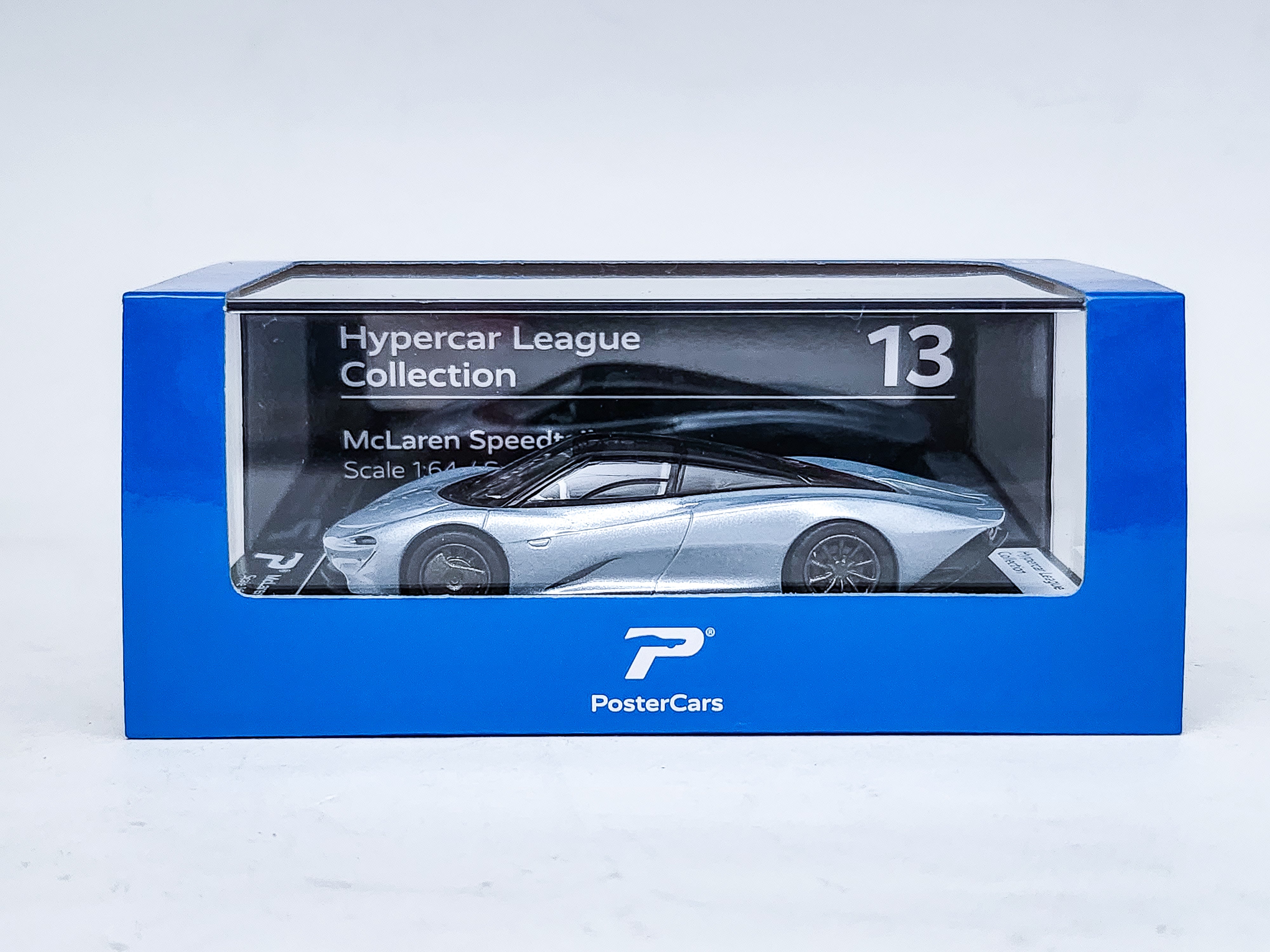 PosterCars 1/64 McLaren Speedtail Silver Blue – DiecastTalk