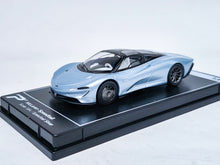 Load image into Gallery viewer, PosterCars 1/64 McLaren Speedtail Silver Blue
